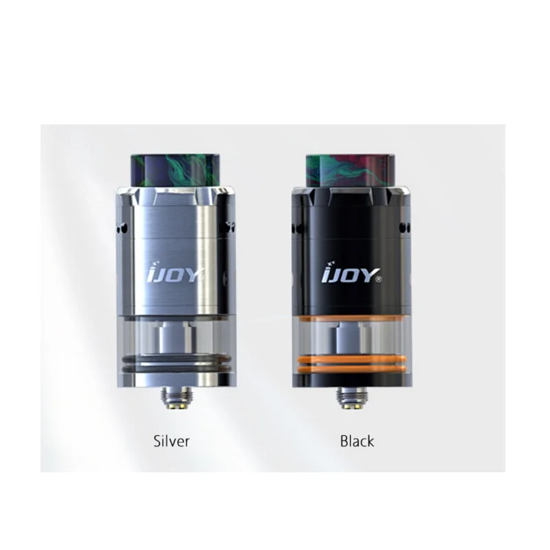 

original IJOY RDTA 5 Tank with resin drip tip top refill design adjustabel side bottom airflow RTA ecig vape tank atomizer