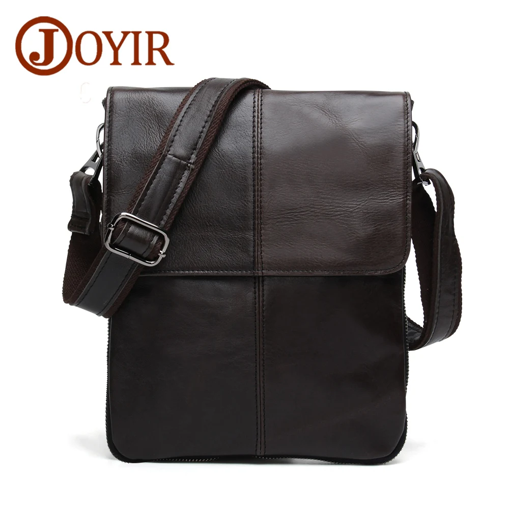 JOYIR Luxury Designer Crossbody Bag For Men Messenger Bags Retro Genuine Leather Men Bag Single ...