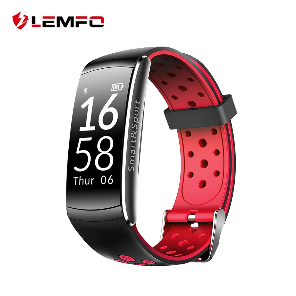 

LEMFO Q8 Smart Band 0.96 Inch OLED Display IP68 Waterproof Real-time Heart Rate Monitoring Fitness Tracker Pedometer Wristband