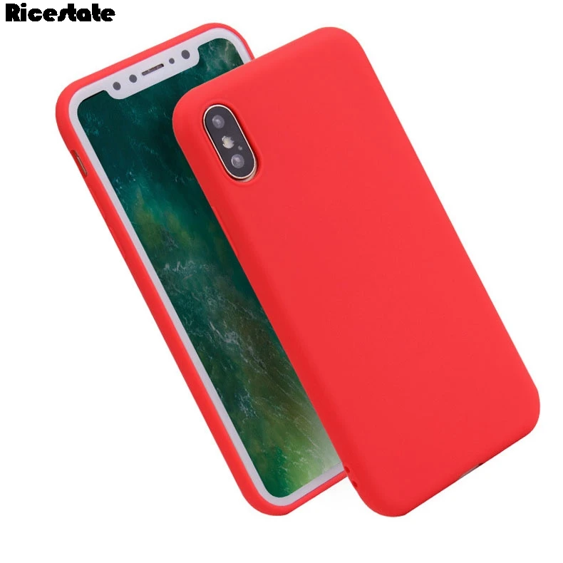 

For iphone X 5.8"inch Case Soft Silicone TPU Cover Case for iphone X XR XS MAX XSMAX Protective Shockproof colorful Phone Case