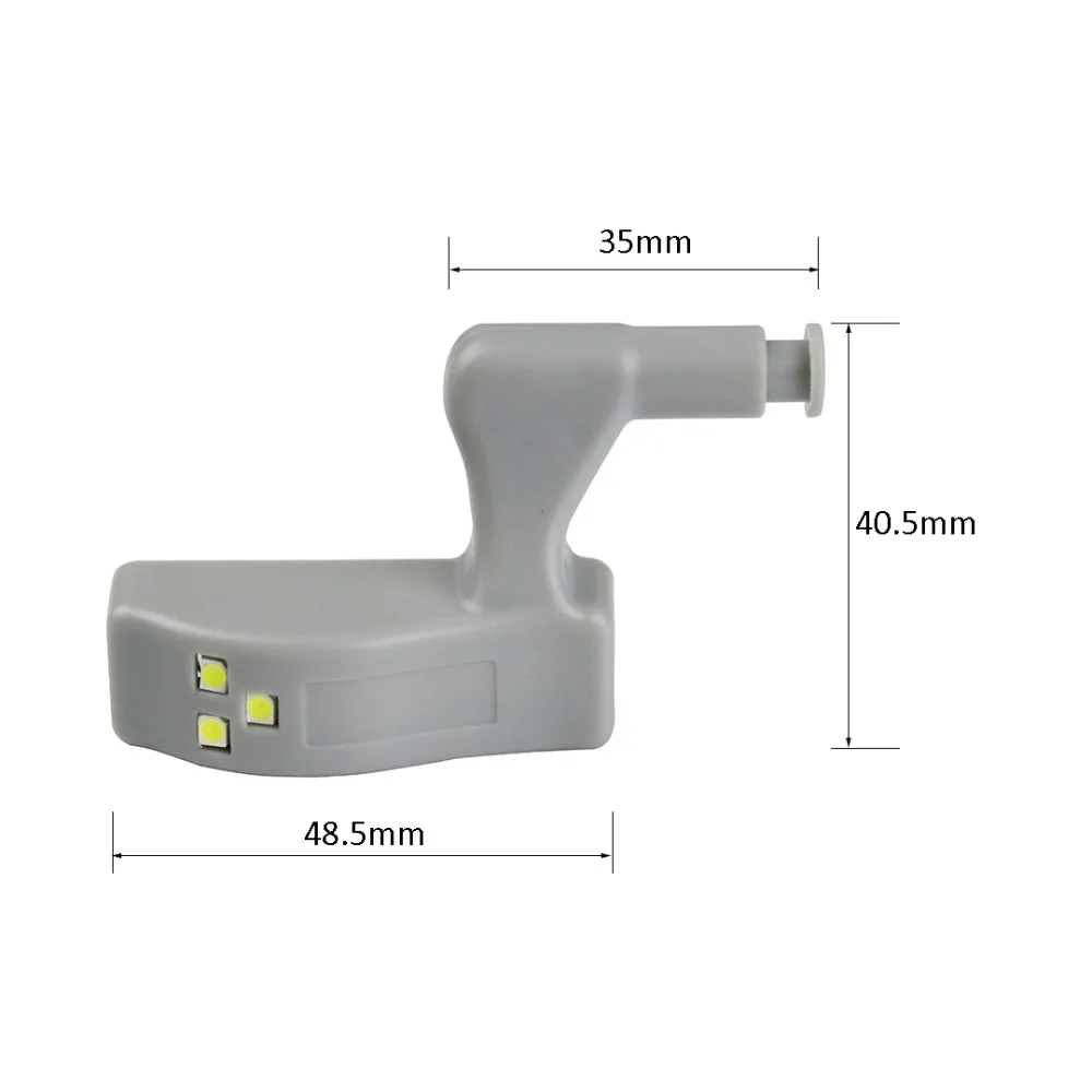 10 шт. светодиодный светильник для шкафа, универсальный шкаф, внутренний шкаф, шарнирная лампа, шкаф, шкаф, датчик, светильник, подсветка, шкаф HQ