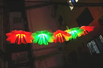 

Free shipment diameter 1.5m inflatable led flower for party decoration