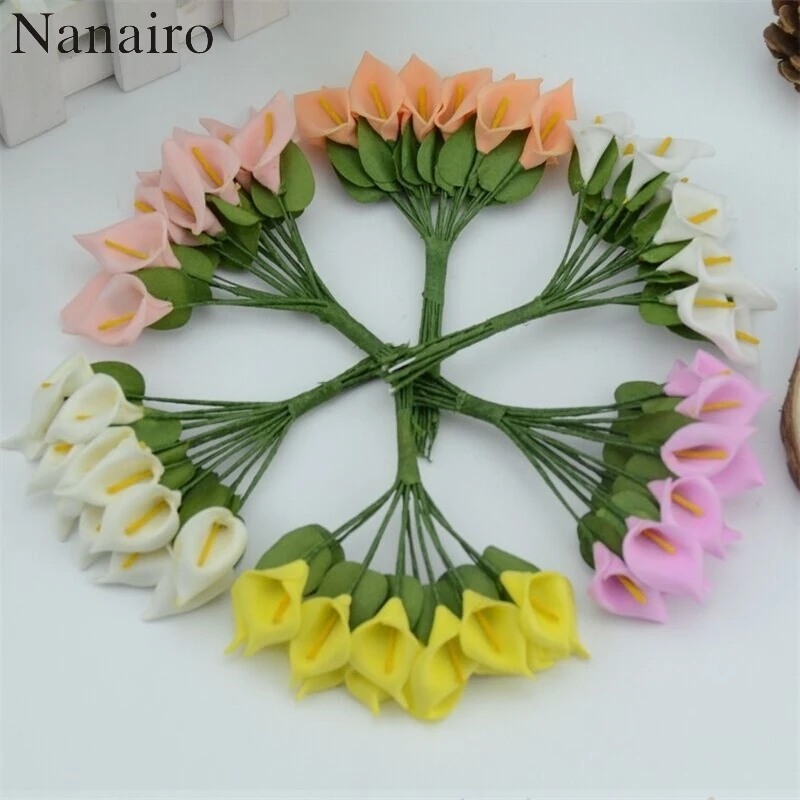 Aliexpress.com : Buy 24pcs Mini Fe Calla Lily Artificial