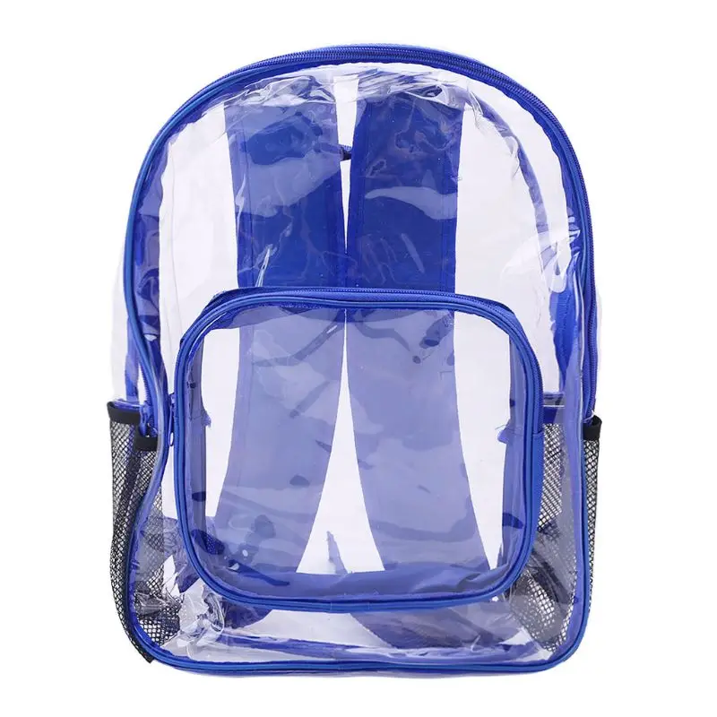 

Fashion Women Transparent PVC Clear Backpack Travel Shoulder Bag Girls School Bookbags