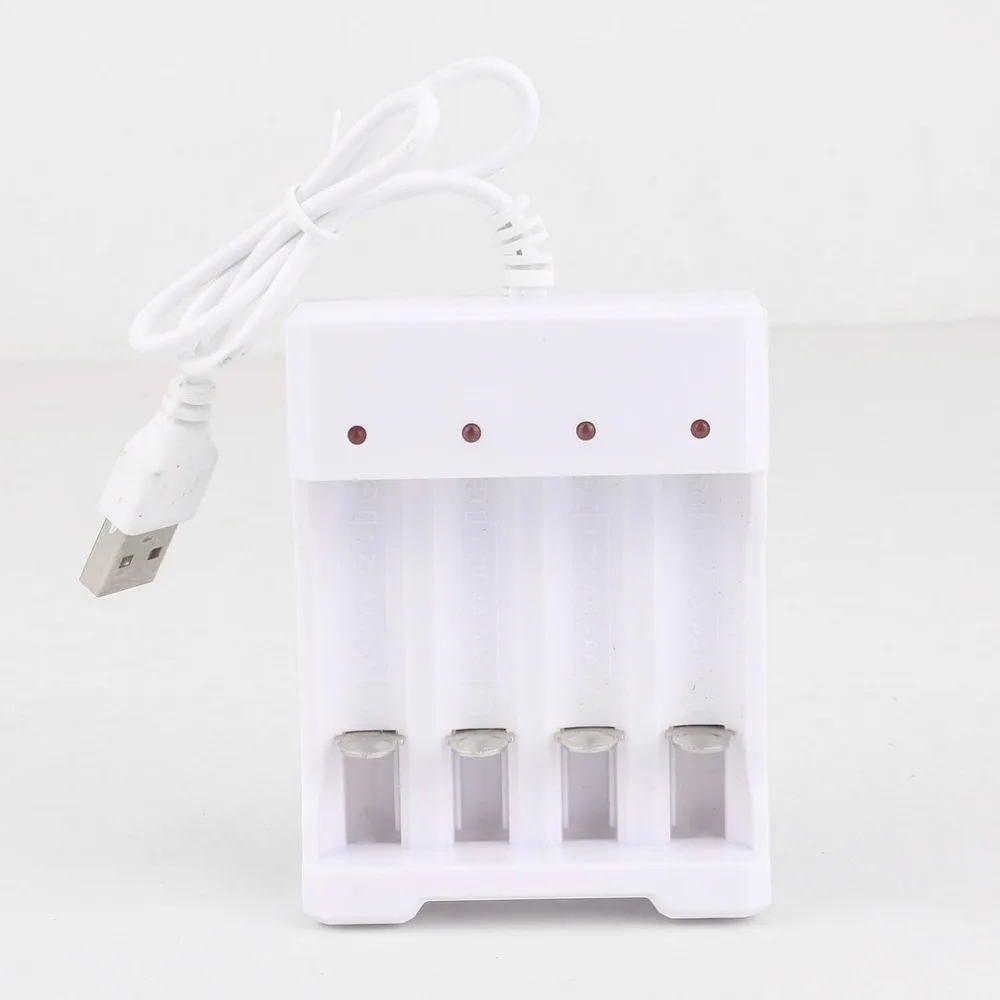 Зарядное устройство для аккумуляторов AA AAA 4 порта зарядное с usb разъемом