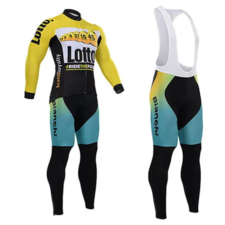 

outdoor sport lotto Bike PRO Cycling Jersey long sleeve cycling clothes Ropa Maillot roupa de Ciclismo bicicletas MTB sportwear
