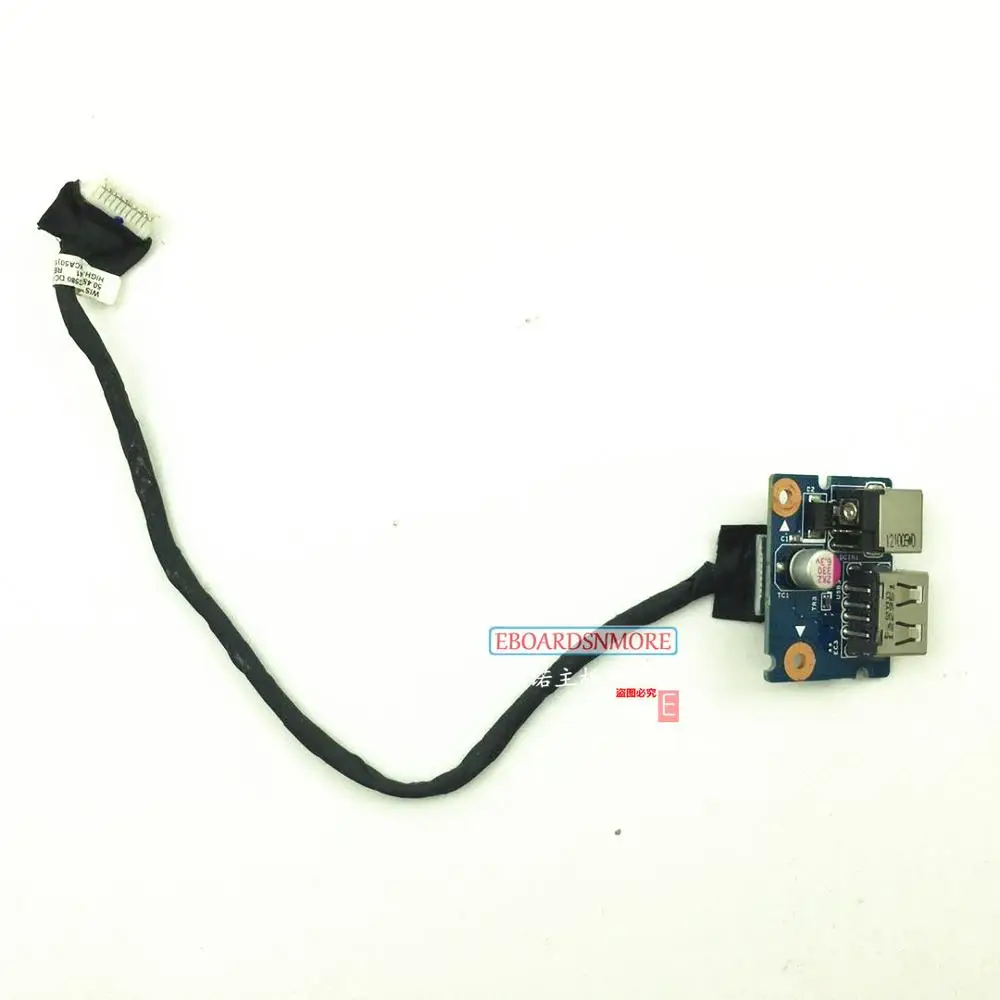 48.4sg19. 011 для Lenovo G580 DC Power Jack Плата USB с кабелем 11812 1 LG4858 POWER BD|Материнские платы| |
