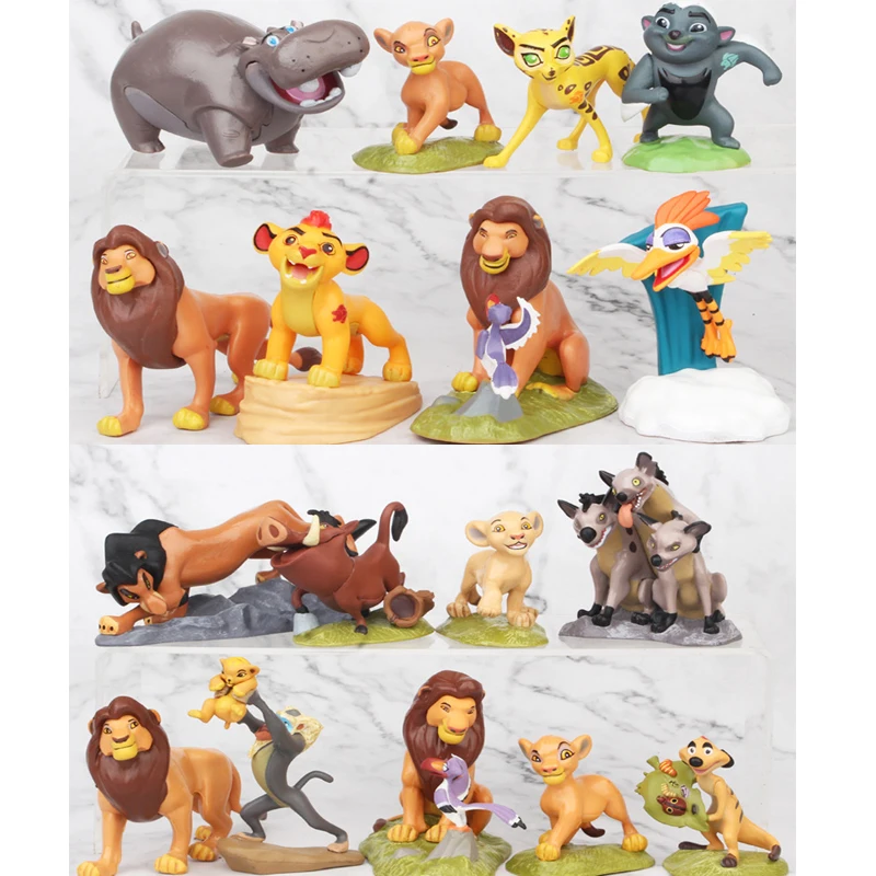 

9pcs/set Lion King Animal Timon Loin Simba Pig Action Figure Model Toy Doll Gift