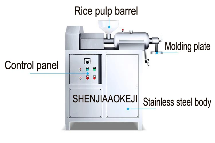 SZ-60 Рисовая Лапша делая машину из нержавеющей стали Автоматическая Коммерческая Кухня самоприготовленная маленькая пищевая техника оборудование 1 шт