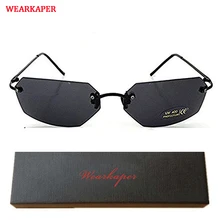 Солнцезащитные очки WEARKAPER в винтажном стиле, беззеркальные очки, матричные солнцезащитные очки Morpheus, солнцезащитные очки с УФ-защитой