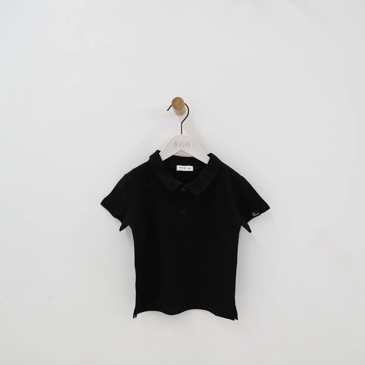 

boys summer short-sleeved polo shirt children's lapel candy color casual girl boy children's clothing