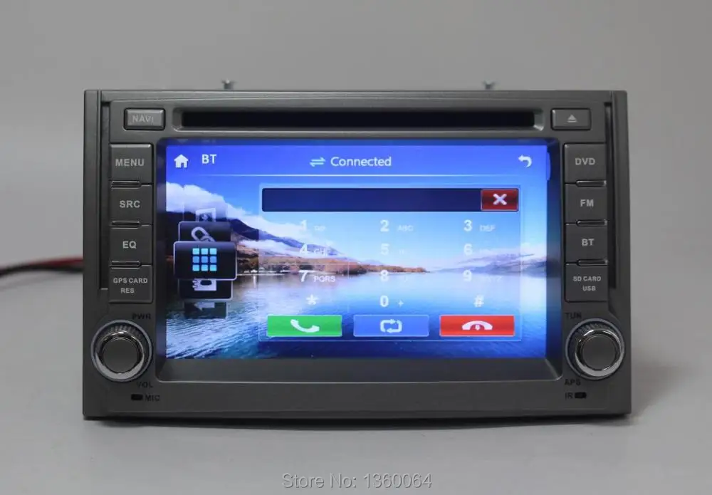 Top 2 Din 6.2" Car DVD Player for Hyundai H1 Grand Starex with GPS Navigation Bluetooth Radio Head unit ATV USB/SD 3G host +Free map 11