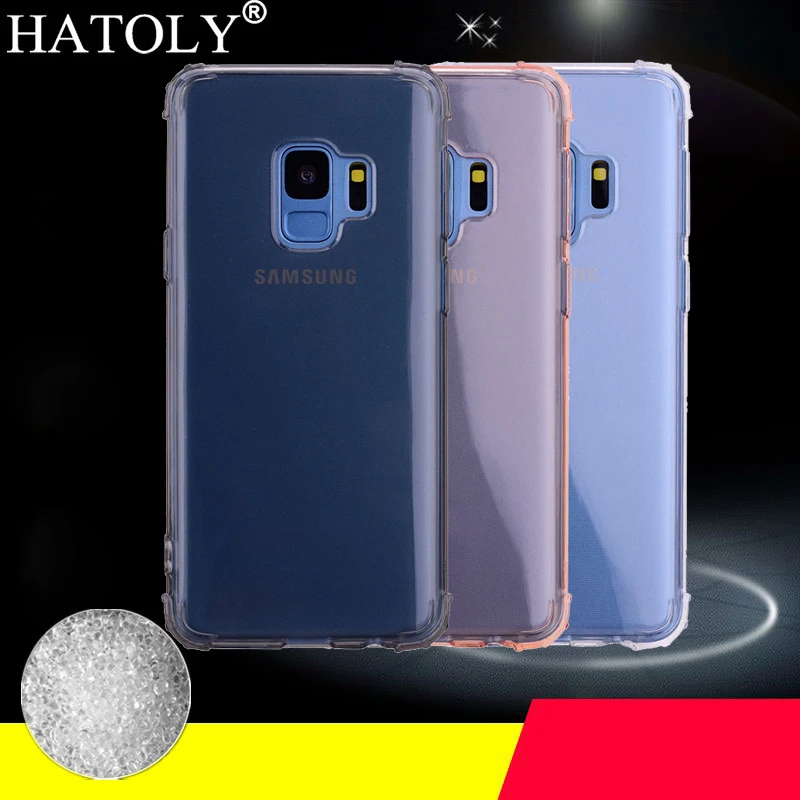 

HATOLY For Couqe Samsung Galaxy S9 Case Galaxy S9 Crystal Clear Silicone Cases Anti-knock Soft TPU Back Cover for Samsung S9