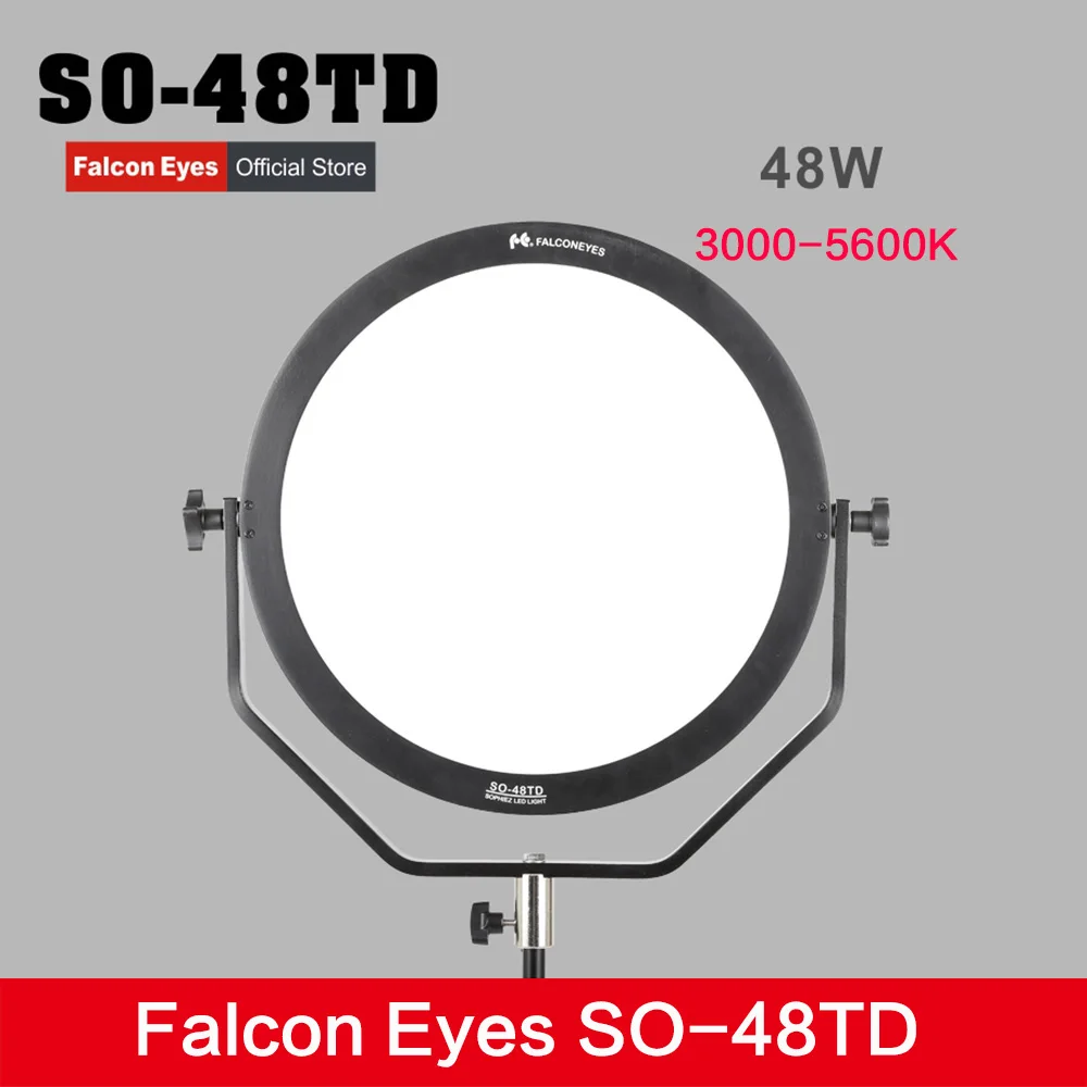 Falcon Eyes SO 48TD 48W мягкая Светодиодная лампа для видеосъемки с регулируемой яркостью