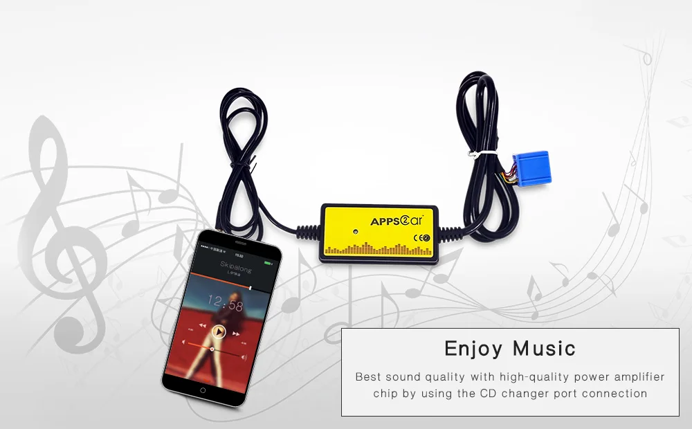 Для автомобильного аудиоадаптера 12 V 3 5 мм аудио Выход cd чейнджер USB WMA MP3 Авто CD