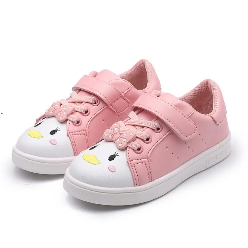 

SKHEK Kids Shoes For Girls Boys Sneakers Spring Autumn Running Sport Kids Snakers Casual Flat Breathable Baby Soft Leather Shoes