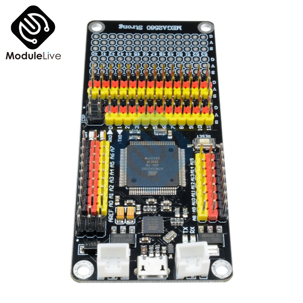 Плата микроконтроллера MEGA 2560 MEGA2560 R3 ATmega2560 ATmega16U2 модуль для Arduino Micro USB 16 МГц замена