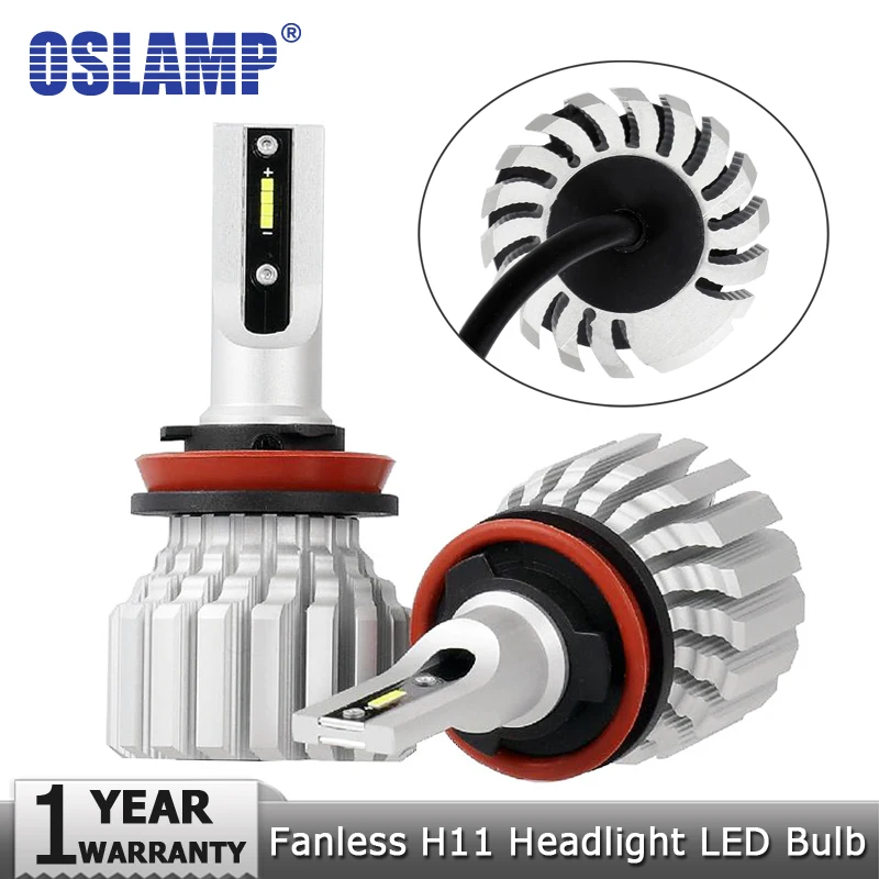 Oslamp простая подключение Plug and Play по автомобильной H11 светодиодный фары 60