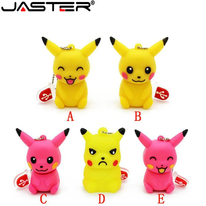 

JASTER hot creative Cartoon series Pikachu usb real capacity flash drive 2.0 4GB / 8GB / 16GB / 32GB / 64GB memory stick