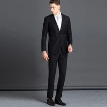 Формальный деловой костюм куртка мужская мода Slim Fit костюм Блейзер Masculino двойная кнопка пальто свадебные костюмы для мужчин последние