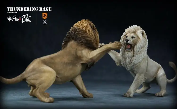 

Mr.Z Animal Thunderfury African Lion VS Spotted Dog Set Toys Model Collection Resin Anime Figure for Collectible Fans Gift