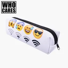 makeup bag WiFi Emoji 3D Printing trousse de maquillage Zohra student pencil bag cosmetic bags Hot