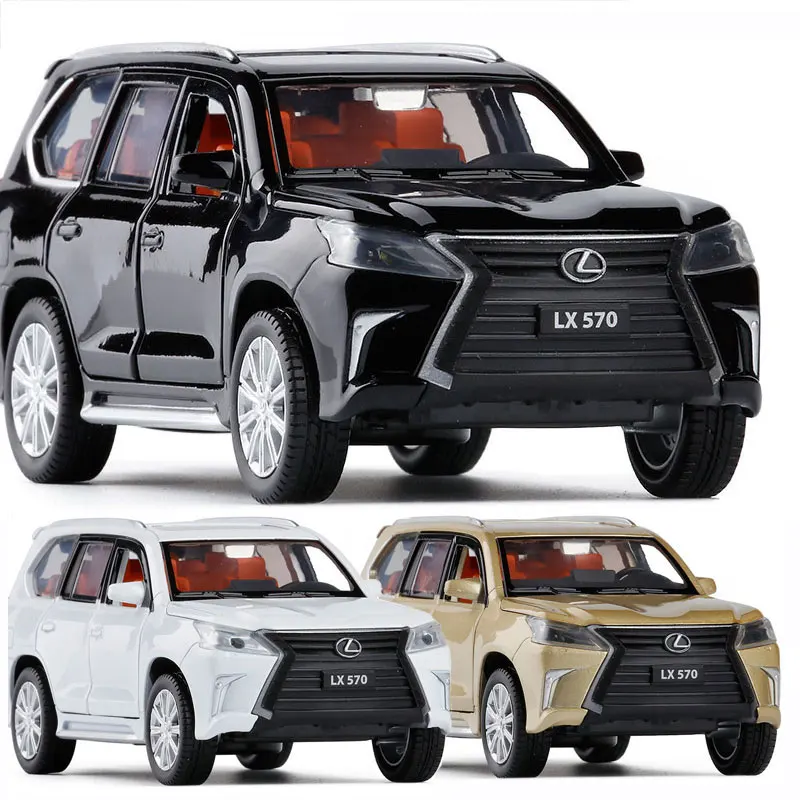 HOMMAT Simulation 1:32 JACKIEKIM Lexus LX570 внедорожный внедорожник модель автомобиля сплав литье