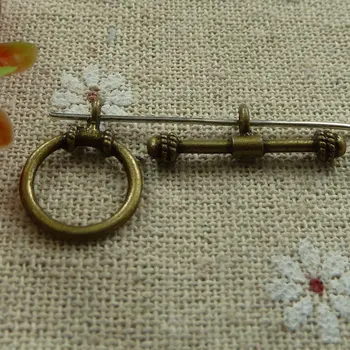 

180 sets bronze plated nice clasps 18x13`23x7mm #1492