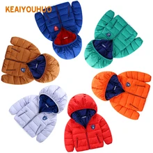 2017 Nouveaux Enfants En Bas Parkas Enfants vêtements D’hiver chaud Épais Garçons filles vestes et manteaux Casual bébé vers le bas survêtement