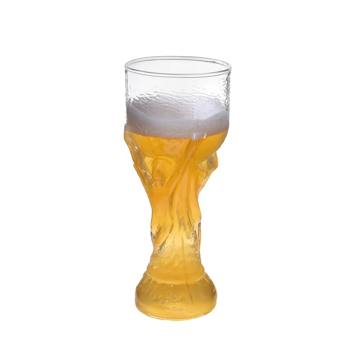 300ML Novelty World Cup Shaped Glass Cup Wine Glass Champagne Glass