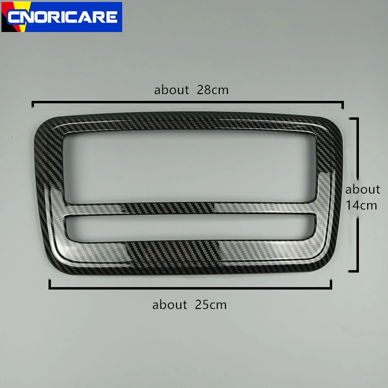 Car Carbon Fiber Color Center Console CD Frame Decoration Cover Trim For Mercedes Benz A Class W176 GLA X156 CLA C117 2013-18