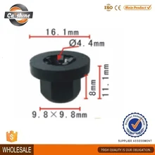 10pcs Exterior Plastic Body Nut Flange Clip 16131176747 For BMW E30 E32 E34 E36 / 7 Series 738, 740, 750 / Mercedes