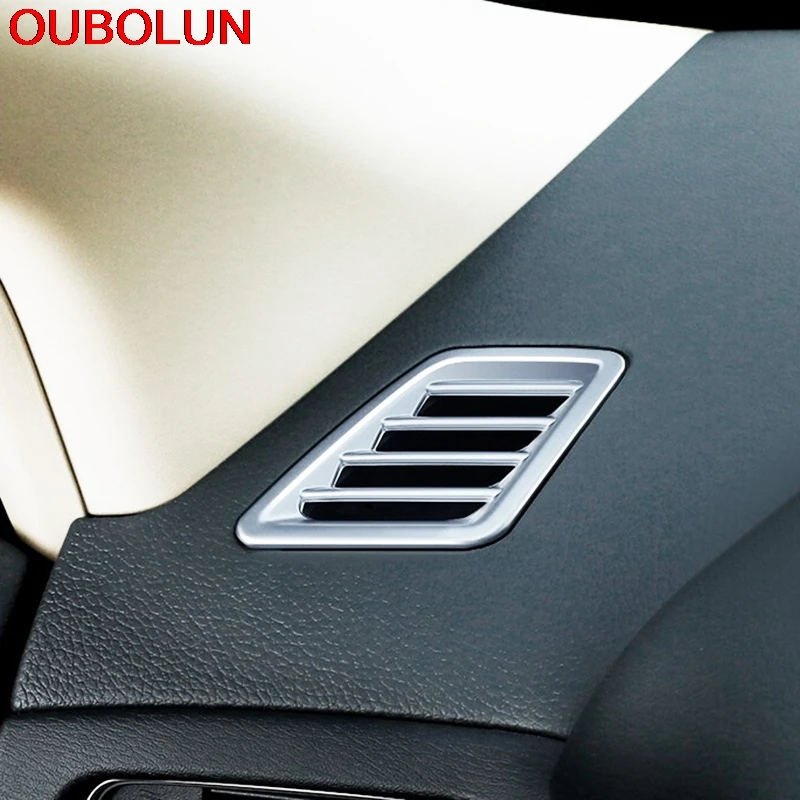 2 шт. для Nissan Tiida Pulsar C13 2014 2015 2016 ABS Chome матовая Передняя приборная панель
