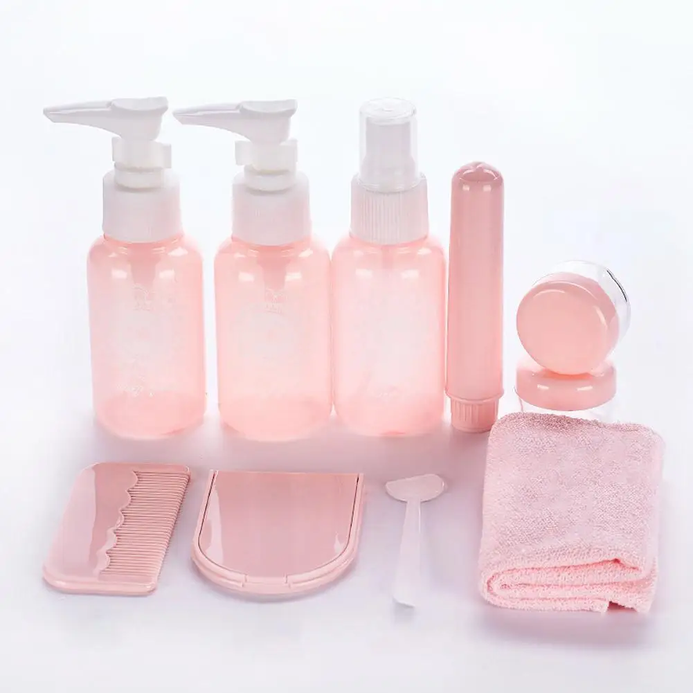 

VIBRANT GLAMOUR 10 Pcs/set Cosmetic Bottles Travel Cosmetic Empty Bottle Set Sub-bottle Spray Lotion Bottle