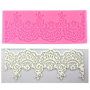 

Flower Lace Silicone Fondant Sugar Craft Wedding Cake Decorating Mould Kichen Baking Tools