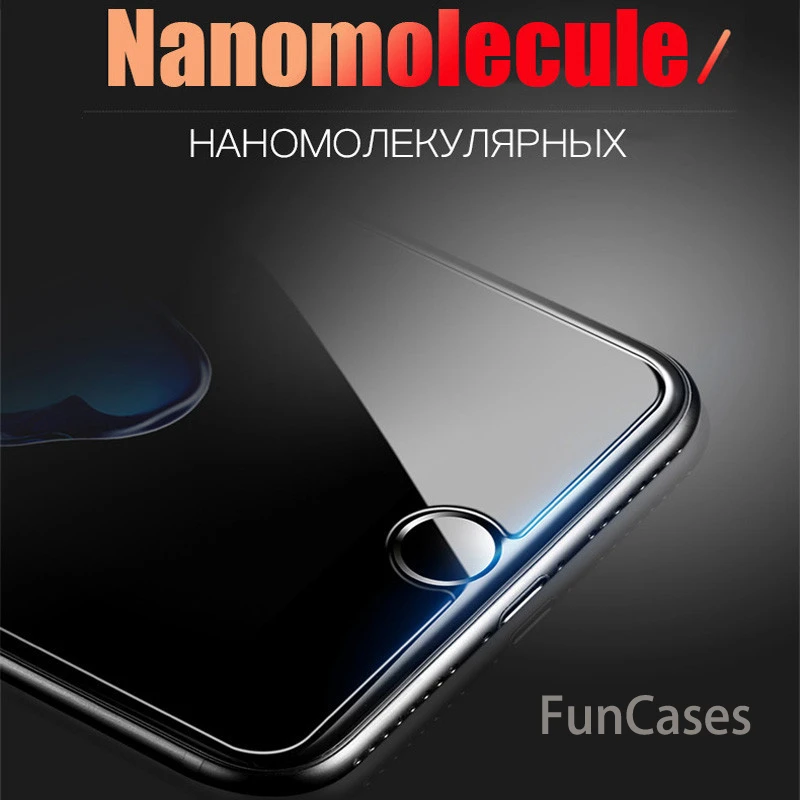 Закаленное стекло для iPhone X 5 5S 7 8 Plus XR XS MAX Защитная пленка экрана на 4 4S 5C SE 6 6splus