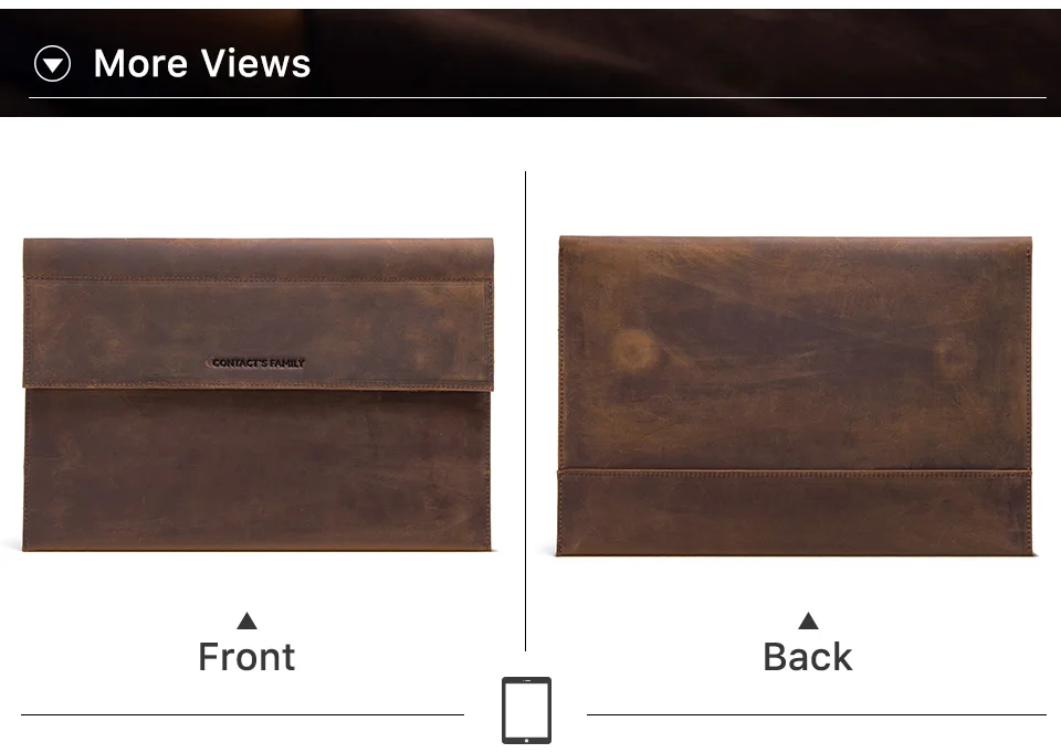 Чехол для iPad Pro 11 12,9 из натуральной кожи для планшета, чехол для MacBook 12 дюймов, Магнитный защитный чехол на заказ