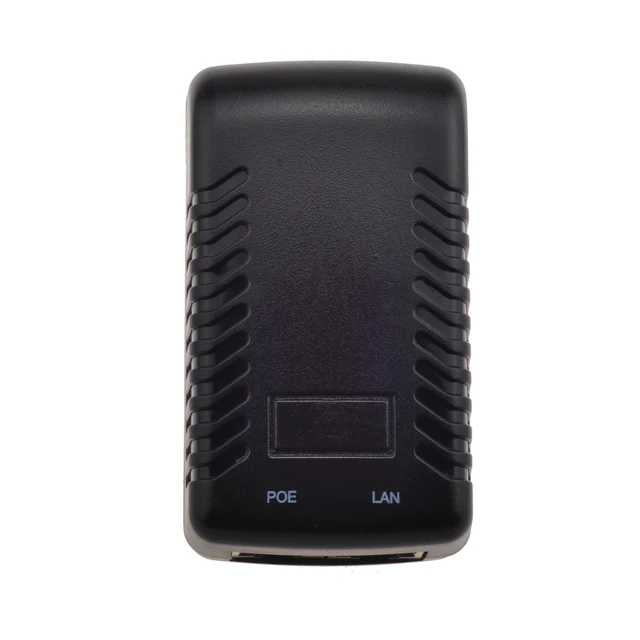 48V POE injector Ethernet CCTV Power Adapter 0.5A 24W,POE pin4/5(+),7/8(-) Compatible with IEEE802.3af for IP camera IP Phones 6