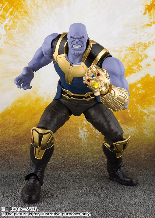 

SHFiguarts SHF Thanos in Marvel Avengers Infinity War BJD Action Figures Toys for Christmas Birthday Gift