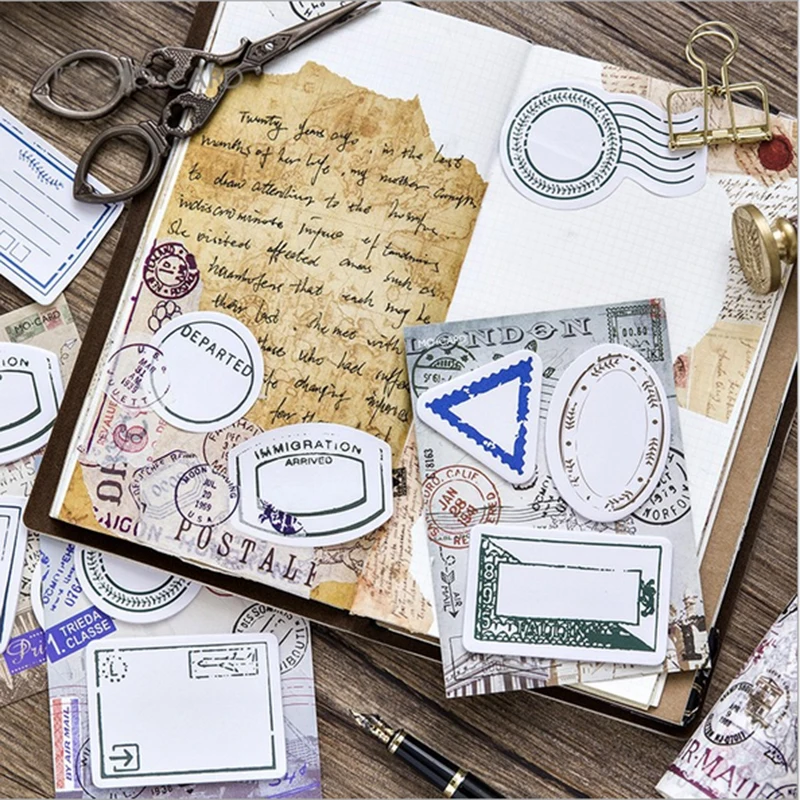 

2pcs/lot Travel passport Kawaii Memo Stickers Notes Portable message stickers Pad Sticky Post Diy Office School Stationery