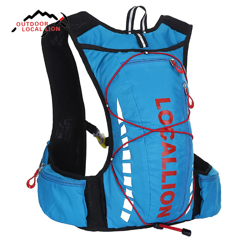 Tanie Torba sportowa na zewnątrz 10L profesjonalna jazda na rowerze rower plecak rowerowy Packsack plecak do biegania kamizelka wędkarska torba plecak z systemem hydracyjnym LK508