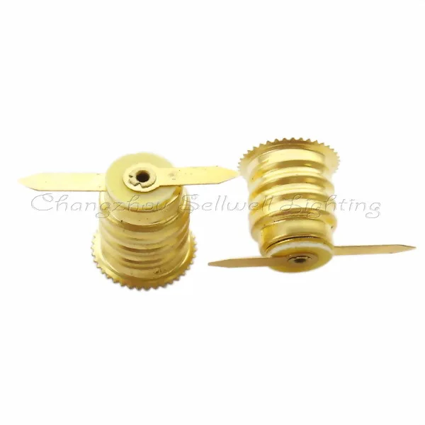 Lamp-set E12 Welding Piece Brass D075 GREAT 10pcs