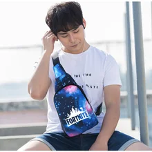 Мужская нагрудная сумка для активного отдыха дорожная Женская нагрудная упаковка флуоресцентный цветной пакет повседневная сумка-мессенджер с изображением звезды функция сумки через плечо 184