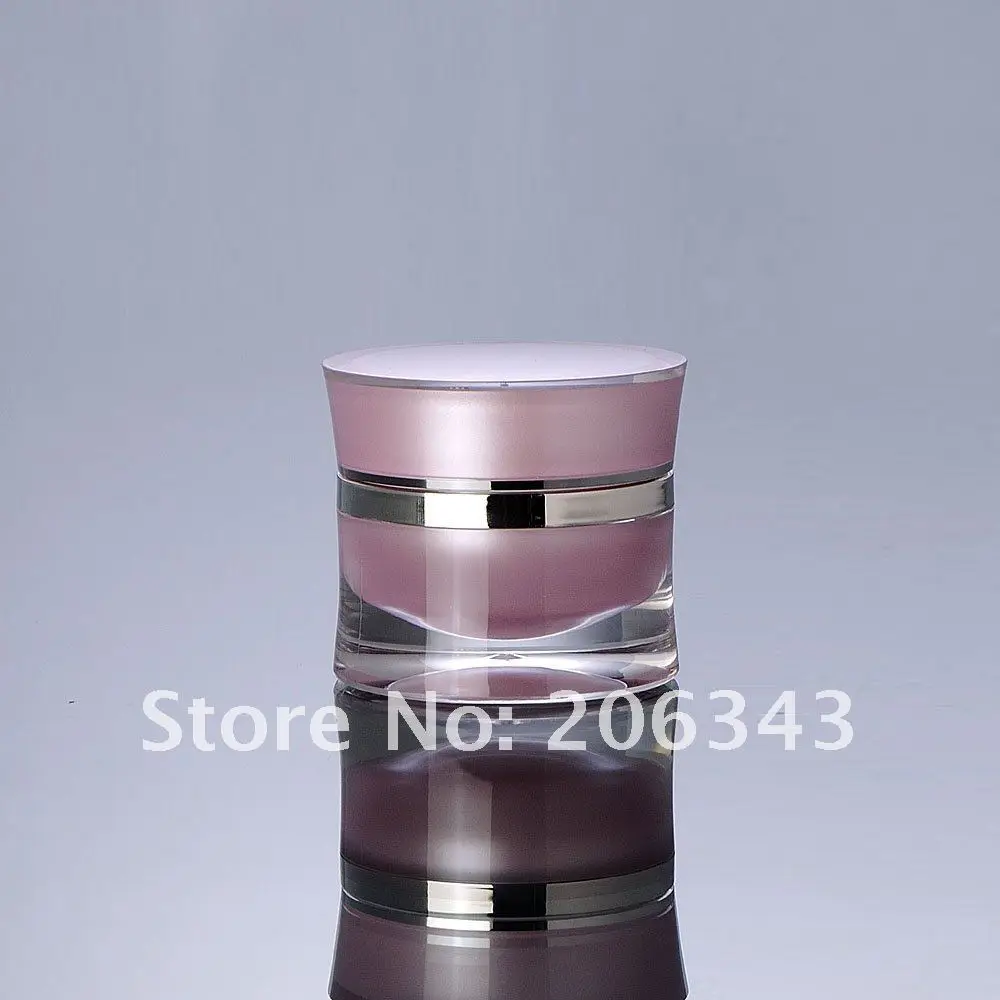 30 г Розовая Акриловая банка для крема косметический контейнер|cosmetic container|acrylic cream