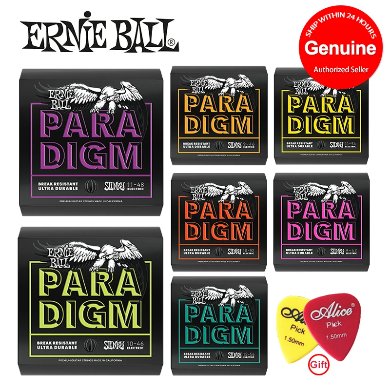 

NEW! Ernie Ball Paradigm Electric Guitar String 2021 2023 2026 2027 Regular Slinky Drop Tuning Electric Guitar Strings Wound Set