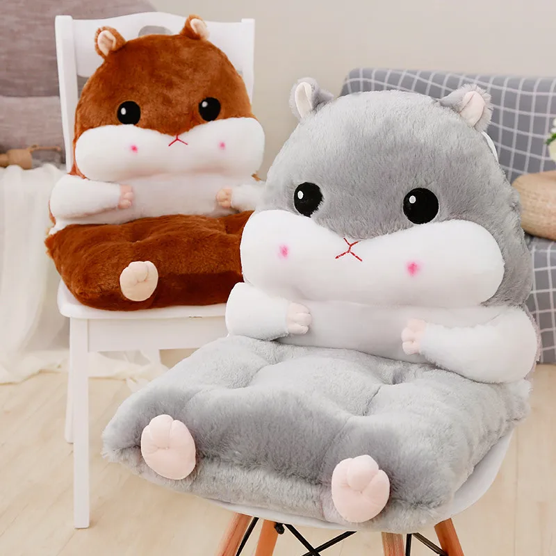 

Home Decor Soft Animal Seat Cushion Winter Office Bar Chair Back Seat Cushions Sofa Pillow PP cotton Filled Kids Cushions B334