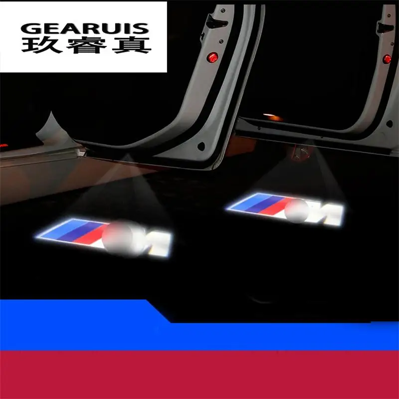 

2 Pcs Car Ghost Shadow Light Welcome Laser Projector Lights LED Car Logo M Logo For BMW 2/3/5/7 series x1x3x4x5x6 Accessories