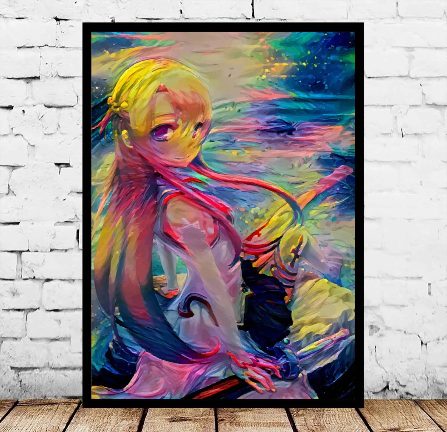 Asuna Black Rock Shooter Blonde Bowsette Boogiepop Celty Crimson Wizard Megumin Dabi Demon Rem Japan Anime Poster No Frame | Дом и сад