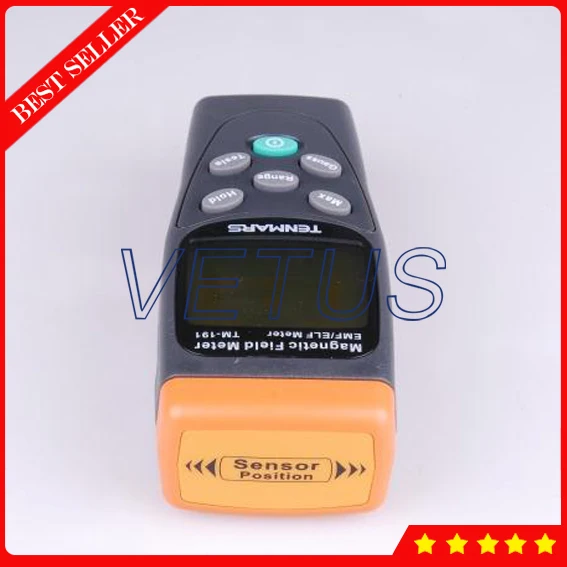 3-1/2 digits LCD Field Strength Detector Single Axis EMF Meter TM-191 for Air Conditioner Electromagnetic Radiation Detector
