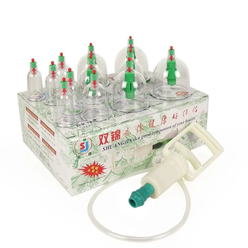 12pcs/set Chinese Medical Vacuum Body massager magnetic Acupunture Vacuum Cupping Portable Massage Therapy tens Hijama cupping 12pcs/set Chinese Medical Vacuum Body massager magnetic Acupunture Vacuum Cupping Portable Massage Therapy tens Hijama cupping